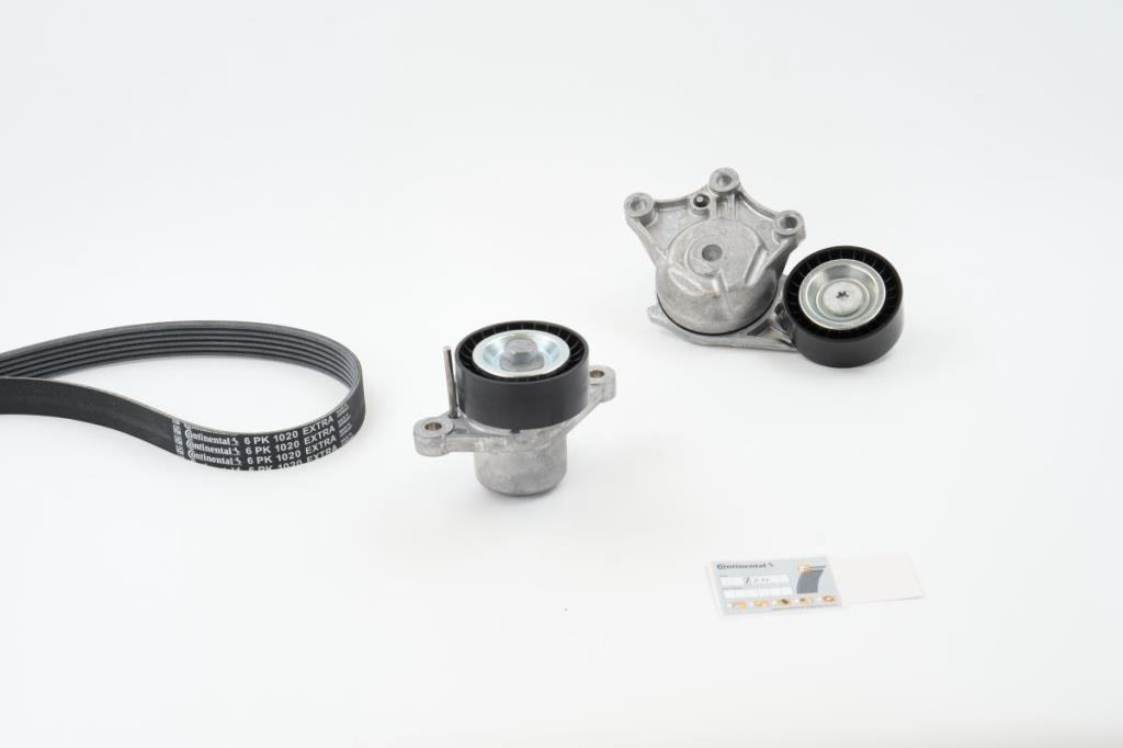 Kit de correias trapezoidais estriadas CONTITECH ref. 6PK1020 EXTRA K1